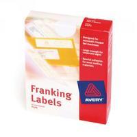 avery franking label double all machines white fl01 pack of 1000