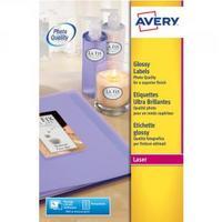Avery Glossy White Laser Labels 139x99mm Pack of 160 L7769-40