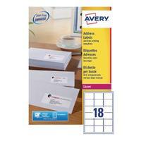 Avery Quickpeel L7161-100 Laser Address Labels Pack of 1800