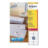 Avery Quickpeel Laser Address Labels 99.1 x 34mm Pack of 1600