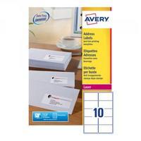 avery laser labels 9906x57mm pack of 100 l7173