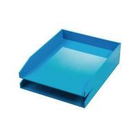 Avery ColorStak Cool Blue Letter Tray Pack of 2 CS102