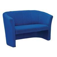 Avior Blue 2 Seat Fabric Tub Sofa