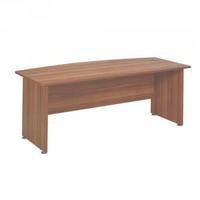 Avior 2000mm Bow Front Desk Cherry KF838255