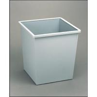 avery steel bin square 27 litre grey 631lgry