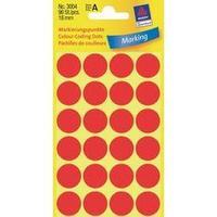 avery zweckform 3004 labels hand writable 18 mm paper red 96 pcs perma ...