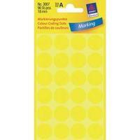 avery zweckform 3007 labels hand writable 18 mm paper yellow 96 pcs pe ...