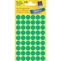 avery zweckform 3143 labels hand writable 12 mm paper green 270 pcs pe ...