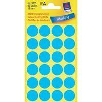 avery zweckform 3005 labels hand writable 18 mm paper blue 96 pcs perm ...