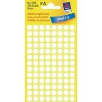 Avery-Zweckform 3175 Labels (hand writable) Ø 8 mm Paper White 416 pc(s) Permanent Sticky dots