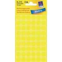 avery zweckform 3144 labels hand writable 12 mm paper yellow 270 pcs p ...