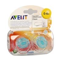 Avent Translucent Soothers (0-6 Months)