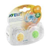 Avent Dummy Freeflow Trend Silicone 6-18m