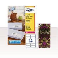 Avery Laser Label Address 99.1 x 38.1 with FOC Chocolate