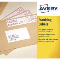 Avery 157x39mm White Franking Label FL07