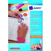 Avery White Create Your Own Round Stickers (Pack of 192)