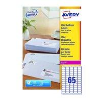 Avery White Mini Labels 38x21mm (Pack of 16250)