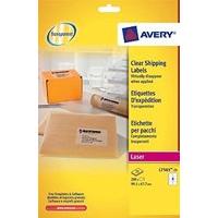 Avery Clear Inkjet Addressing Labels 99.1x67.7mm J8565-25 (Pack of 200 Labels)