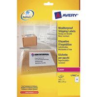 Avery Weatherproof Shipping Label 99.1x57mm (Pack of 25)