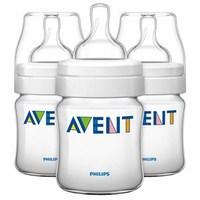 Avent Classic+ Feeding Bottles 0m+ (3 Pack) 3x 125ml/4oz