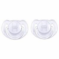 avent translucent silicone soother 6 18m boys