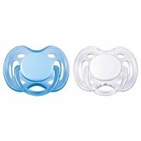 avent free flow silicone soother 0 6m girls