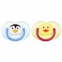 Avent Animal Silicone Soother 0-6m Boys