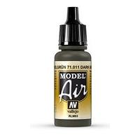 av vallejo model air 17ml dark green rlm83