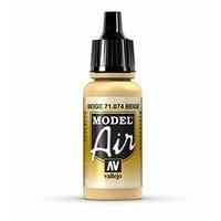 Av Vallejo Model Air 17ml - Beige