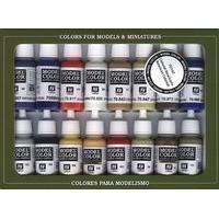 Av Vallejo Model Color Set - American Colonial (x16)