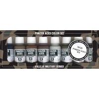 Av Vallejo Model Color Set - Panzer Aces No 2 (x8)