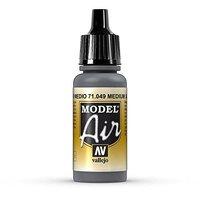 Av Vallejo Model Air 17ml - Medium Sea Grey