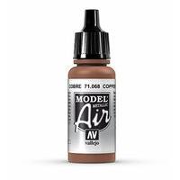 Av Vallejo Model Air 17ml - Copper (metallic)