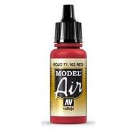 Av Vallejo Model Air 17ml - Red