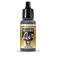 Av Vallejo Model Air 17ml - Us Dark Grey