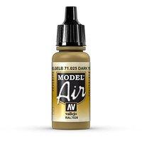 av vallejo model air 17ml dark yellow