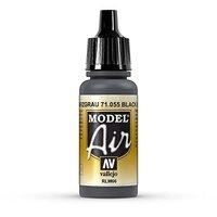 Av Vallejo Model Air 17ml - Black Grey (rlm66)