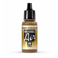 Av Vallejo Model Air 17ml - Golden Brown