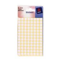 Avery (8mm) Round Labels (White) Pack of 624 Labels