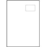 avery l4832 85x54mm integrated single label sheet pack of 40 sheets