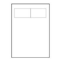 Avery (54x85mm) Integrated Double Label Sheet (White) Pack of 40 Sheets