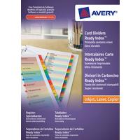 Avery Ready Index 1-31 Assorted 02004501