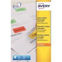Avery L6033-20 Green Coloured Labels green (Pack 480)