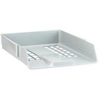 avery standard a4foolscap stackable versatile letter tray grey