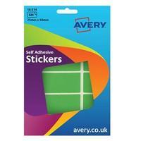 Avery 16-314 Green Coloured Labels in Wallets (Pack 324)