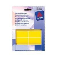 Avery 16-315 Yellow Coloured Labels in Wallets (Pack 324)