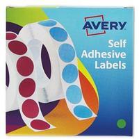 Avery (13mm) Self Adhesive Circular Label Dispenser (Green) Pack of 750