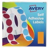 Avery (25 x 50mm) Self Adhesive Label Dispenser (Orange) Pack of 400 Labels