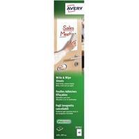 Avery (A3) Write & Wipe Sheets Pack of 3 Sheets
