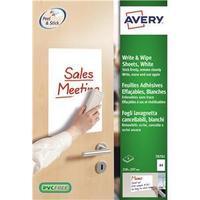 avery a4 write wipe sheets pack of 4 sheets